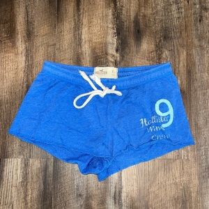 Hollister Royal Blue Lounge Wear Shorts Size XS